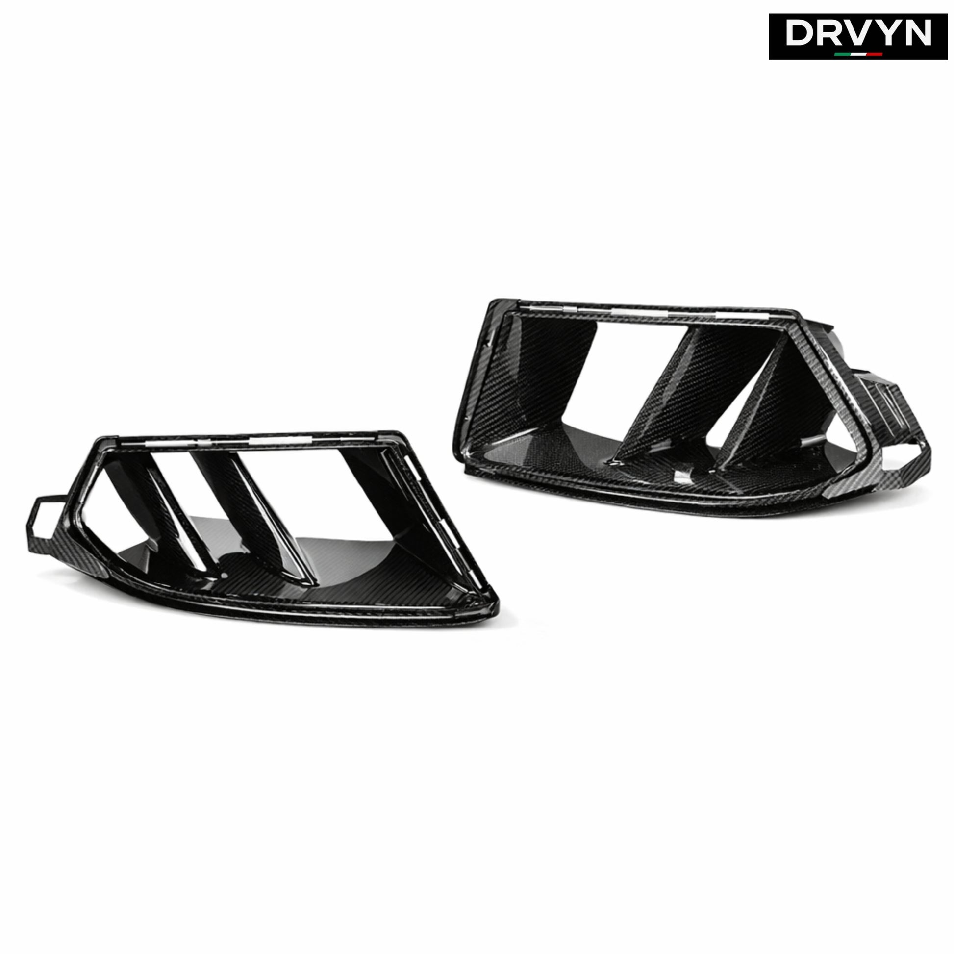 DRVYN 21-26 BMW G80 G82 M3 M4 DRY CARBON FIBER V2 BUMPER AIR DUCT VENT REPLACEMENT for Nissan Infiniti - Drvyn