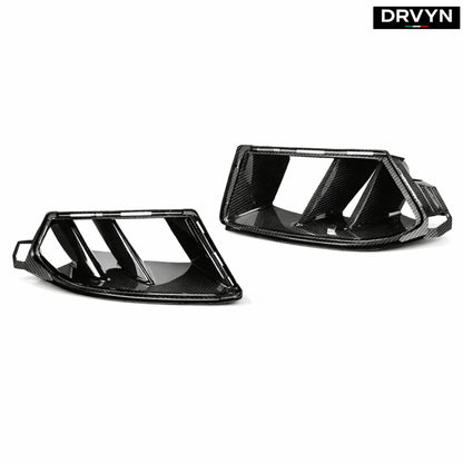 DRVYN 21-26 BMW G80 G82 M3 M4 DRY CARBON FIBER V2 BUMPER AIR DUCT VENT REPLACEMENT for Nissan Infiniti - Drvyn
