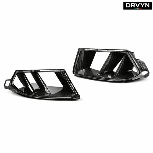 DRVYN 21-26 BMW G80 G82 M3 M4 DRY CARBON FIBER V2 BUMPER AIR DUCT VENT REPLACEMENT for Nissan Infiniti - Drvyn