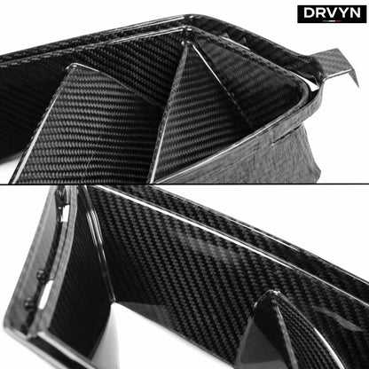 DRVYN 21-26 BMW G80 G82 M3 M4 DRY CARBON FIBER V2 BUMPER AIR DUCT VENT REPLACEMENT - photo 2 - Drvyn