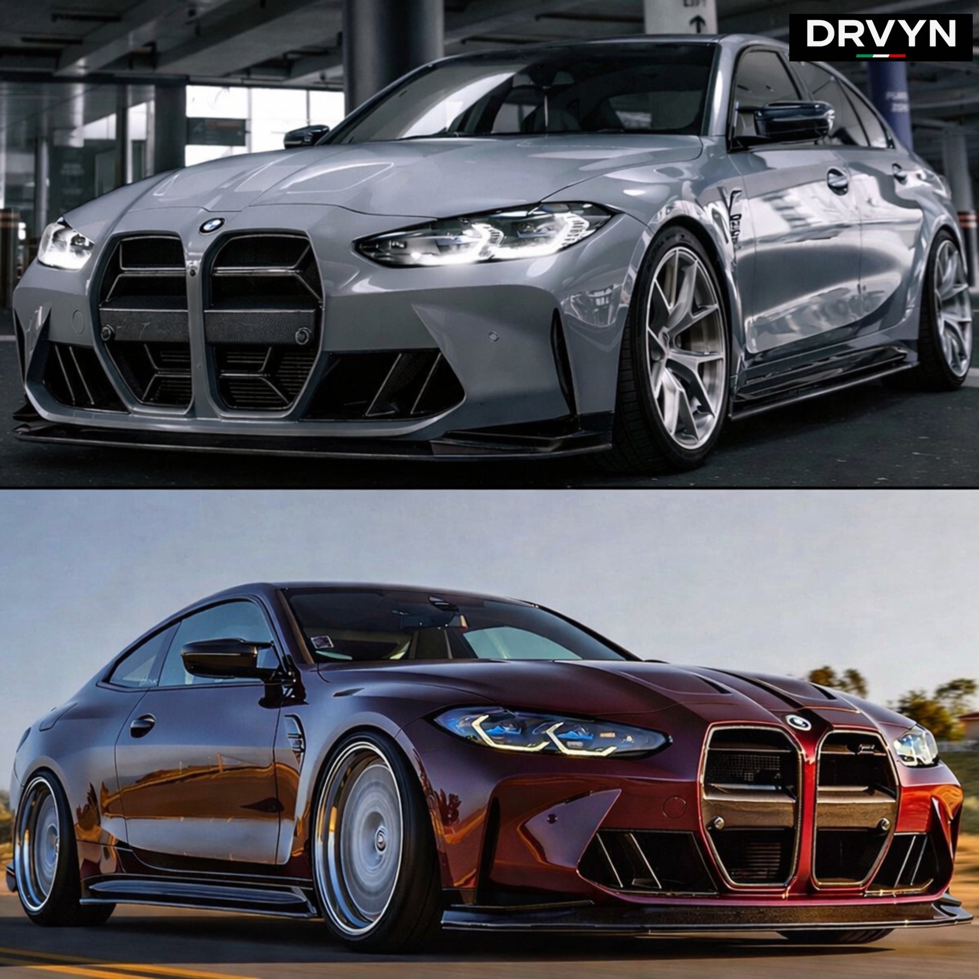 DRVYN 21-26 BMW G80 G82 M3 M4 DRY CARBON FIBER V2 BUMPER AIR DUCT VENT REPLACEMENT - photo 3 - Drvyn