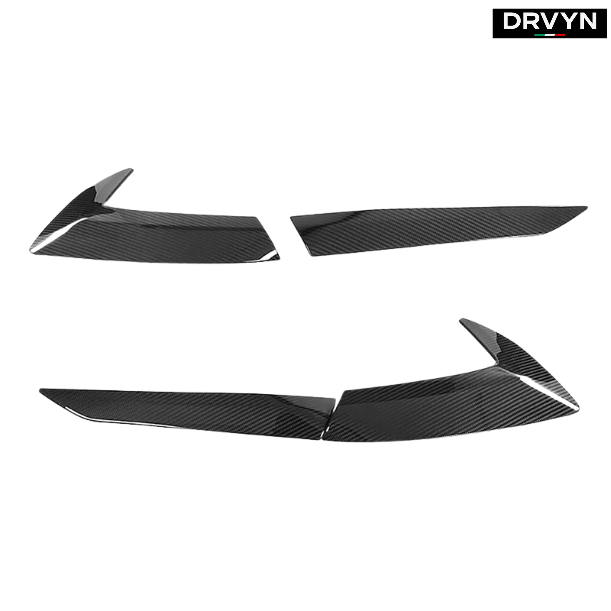 FOR 20-24 CORVETTE C8 Z51 REAL CARBON FIBER BODY SIDE VENT DOOR GARNISH TRIM KIT: for Nissan Infiniti - Drvyn