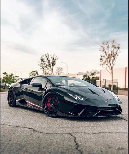 2016–2019 Lamborghini Huracán LP580 / LP610 – Full Carbon Fiber V-Style Vented Cooling Hood - photo 5 - Drvyn