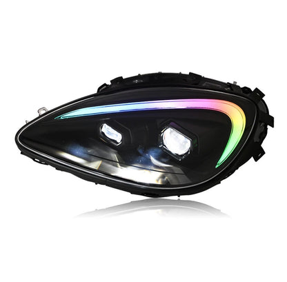 RGB C7 Style LED Headlights for Chevrolet Corvette C6 (2005–2013) - photo 3 - Drvyn