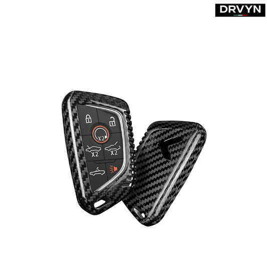 REAL CARBON FIBER KEY FOB CASE COVER FOR 2020-26 CORVETTE C8 Z51 1LT 2LT 3LT Z06 for Nissan Infiniti - Drvyn