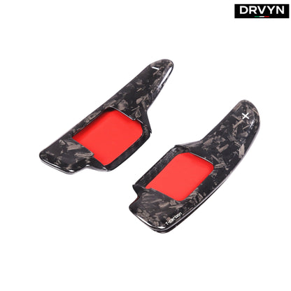 20-26 Corvette C8 Forged Carbon Fiber Steering Wheel Paddle Shift Extension for Nissan Infiniti - Drvyn