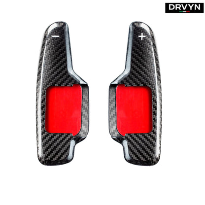 2020-26 Corvette C8 Dry Carbon Fiber Steering Wheel Paddle Shifter Extension for Nissan Infiniti - Drvyn