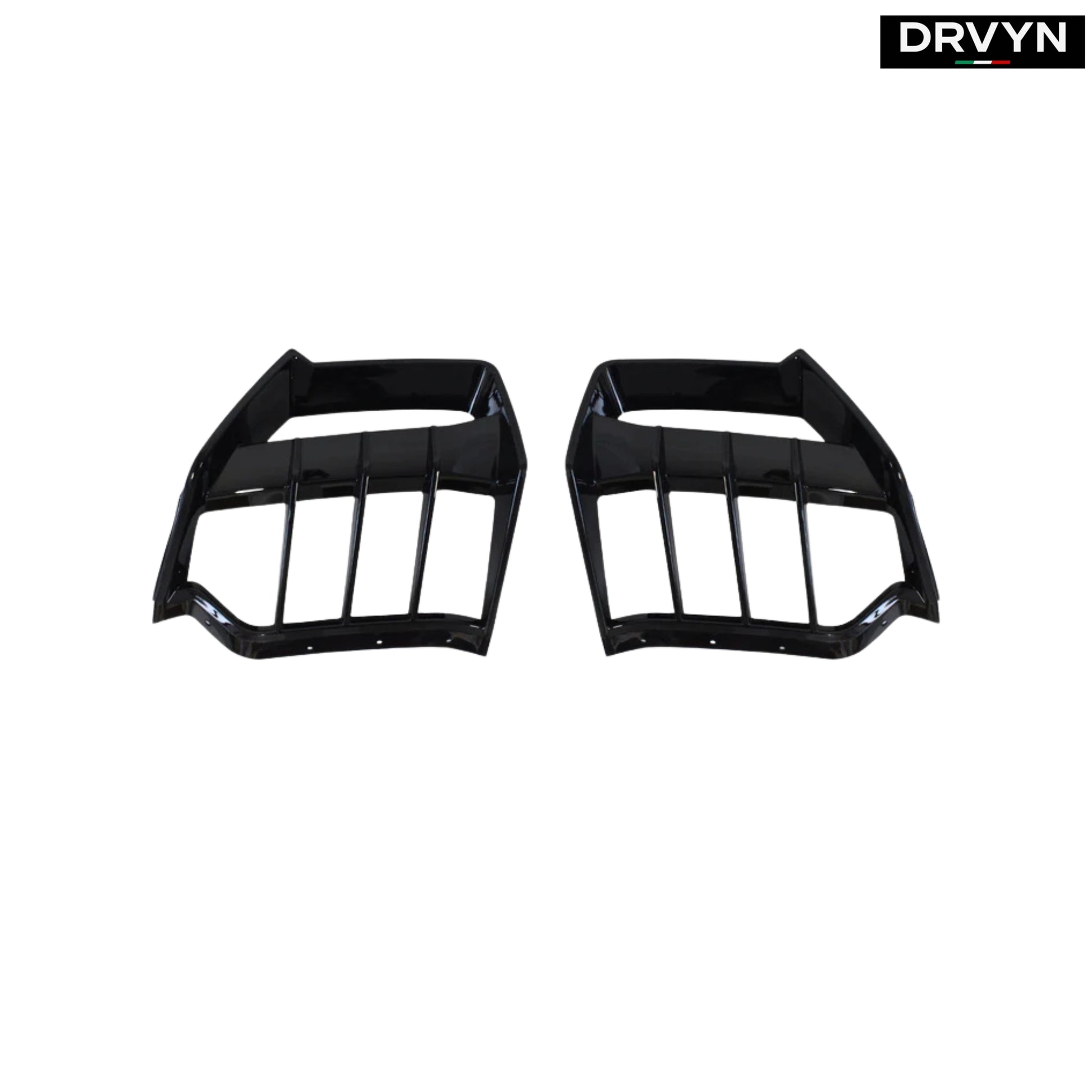 2020-2025 Corvette C8 Z51 E-Ray AC Style Gloss Black Rear Shark Fin Diffuser for Nissan Infiniti - Drvyn
