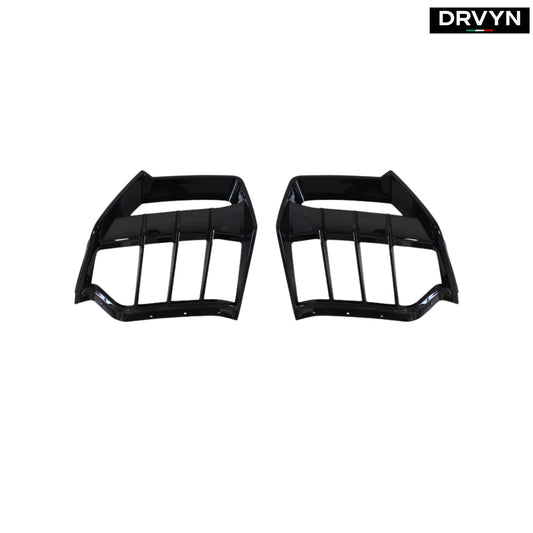 2020-2025 Corvette C8 Z51 E-Ray AC Style Gloss Black Rear Shark Fin Diffuser for Nissan Infiniti - Drvyn
