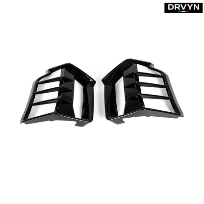 2020-2025 Corvette C8 Z51 E-Ray AC Style Gloss Black Rear Shark Fin Diffuser - photo 2 - Drvyn