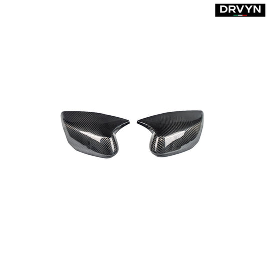 2020-26 CORVETTE C8 M STYLE REAL CARBON FIBER SIDE MIRROR COVER CAPS OVERLAY for Nissan Infiniti - Drvyn