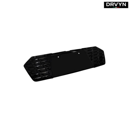 2020-26 Corvette C8 Z51 Z06 Matt Black Rear License Plate Frame Holder Panel for Nissan Infiniti - Drvyn