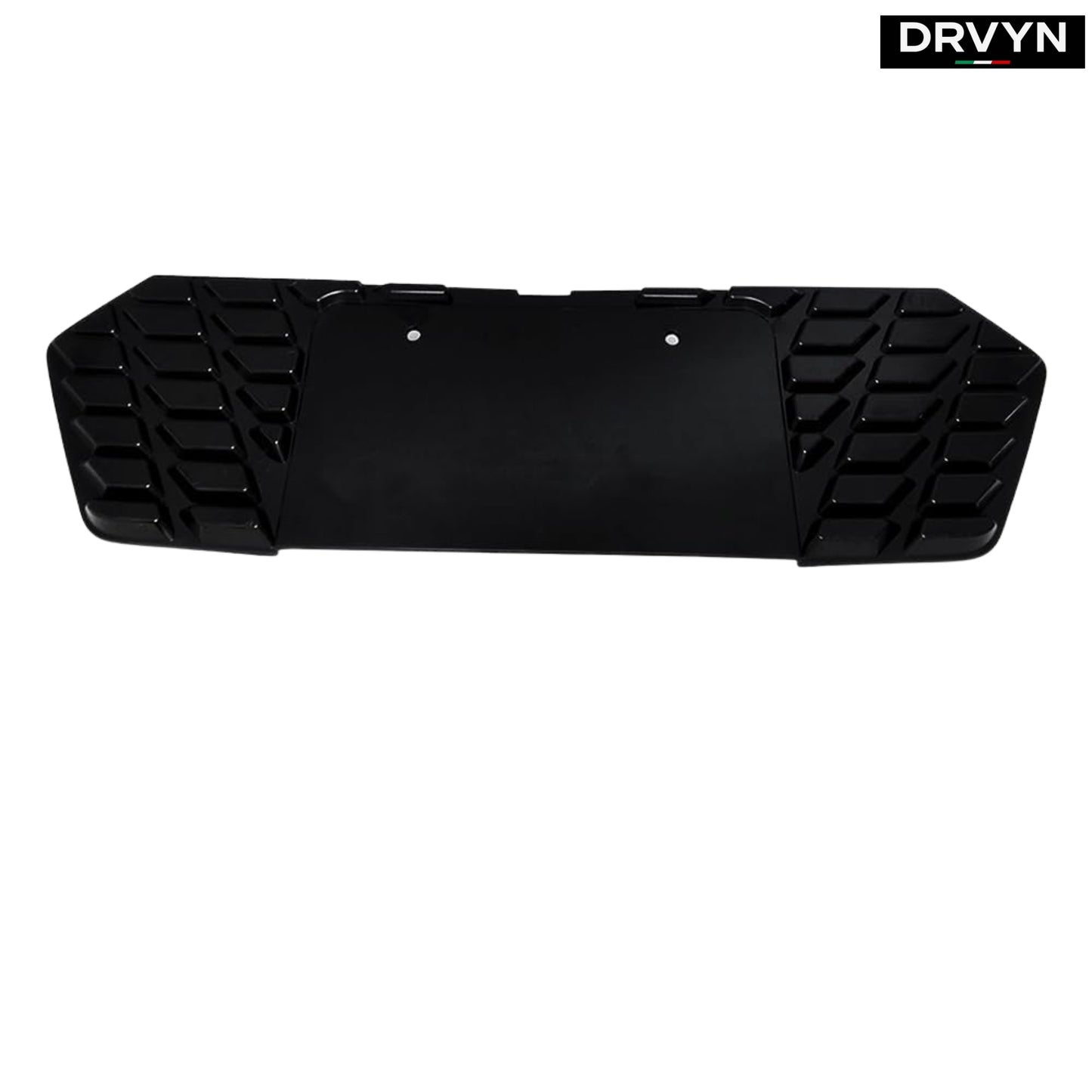 2020-26 Corvette C8 Z51 Z06 Matt Black Rear License Plate Frame Holder Panel - photo 2 - Drvyn
