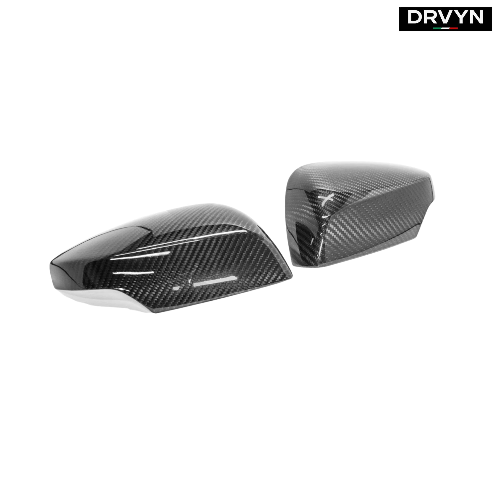 2020-2024 CORVETTE C8 FULL DRY CARBON FIBER SIDE MIRROR COVER OVERLAYS PAIR - photo 2 - Drvyn