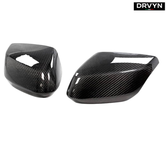 2020-2024 CORVETTE C8 FULL DRY CARBON FIBER SIDE MIRROR COVER OVERLAYS PAIR for Nissan Infiniti - Drvyn