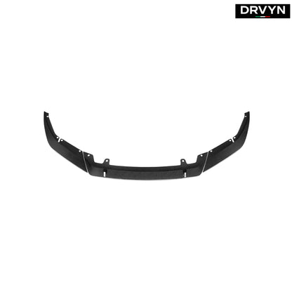 2021-23 BMW F90 M5 LCI ST Style Real Carbon Fiber Front Bumper Lip Splitter for Nissan Infiniti - Drvyn