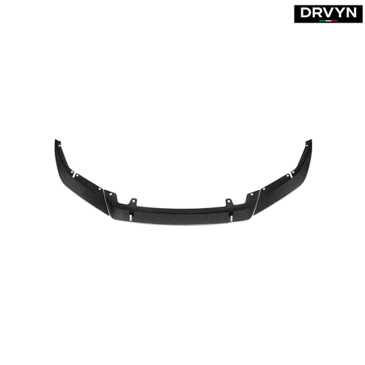 2021-23 BMW F90 M5 LCI ST Style Real Carbon Fiber Front Bumper Lip Splitter for Nissan Infiniti - Drvyn