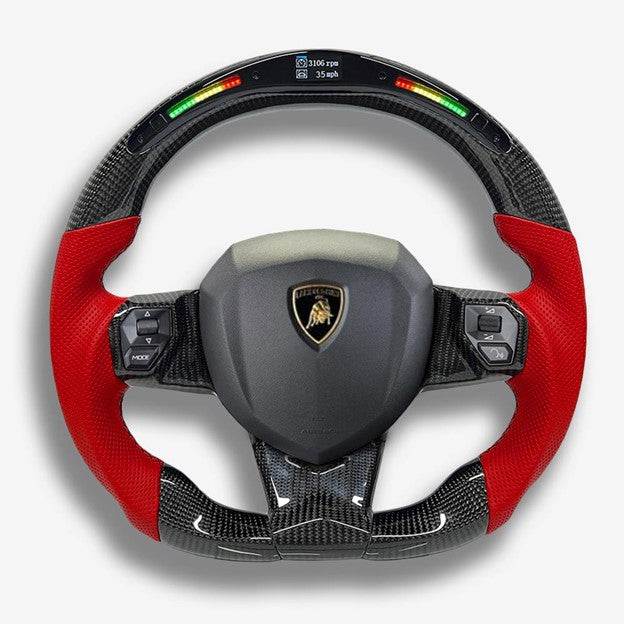 Lamborghini Aventador Custom Steering Wheel - photo 3 - Drvyn