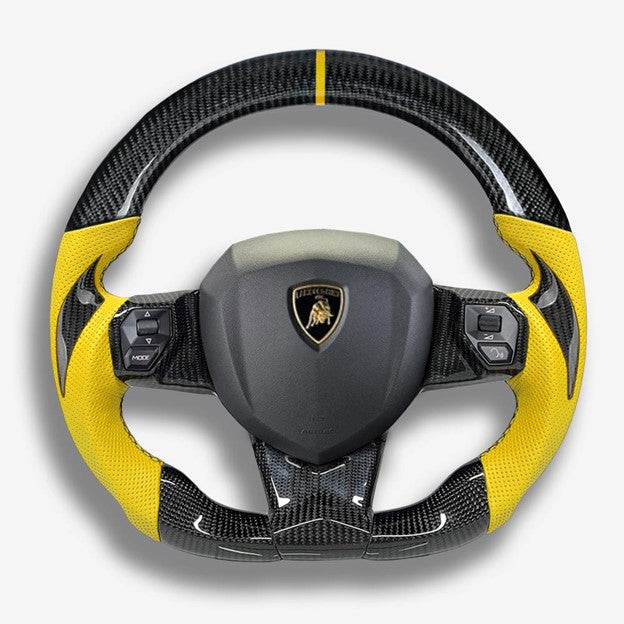 Lamborghini Aventador Custom Steering Wheel - photo 2 - Drvyn