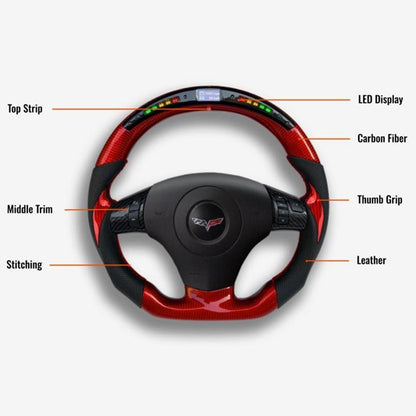 Chevrollet Corvette C6 Custom Steering Wheel - photo 4 - Drvyn