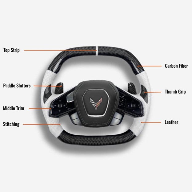 Chevrolet Corvette C8  Custom Steering Wheel - photo 12 - Drvyn