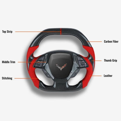 Corvette C7 Custom Steering Wheel - photo 3 - Drvyn