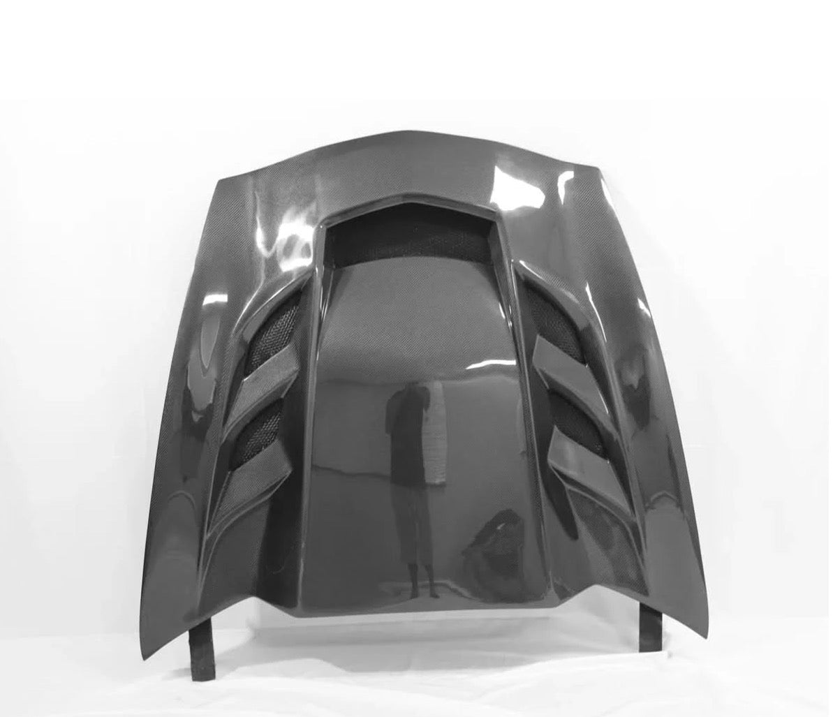 2014–2019 Corvette C7 – Full Carbon Fiber Vented Hood for Nissan Infiniti - Drvyn