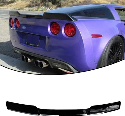 DRVYN Rear Trunk Wing Spoiler for 2005–2013 Corvette C6 ZR1 H-Style – Gloss Black - photo 3 - Drvyn