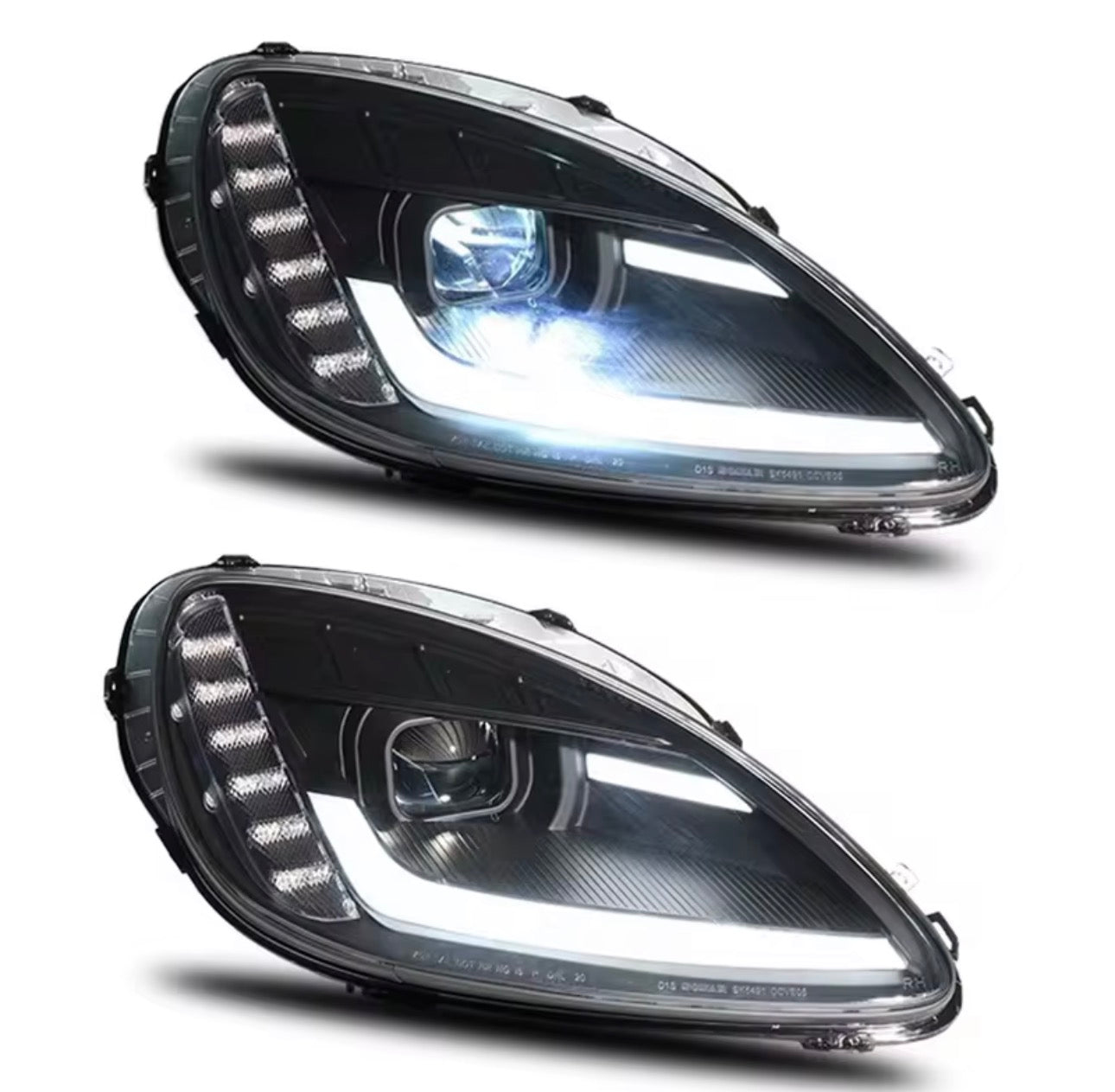 C7 Style LED Headlights for Chevrolet Corvette C6 (2005–2013) - photo 2 - Drvyn