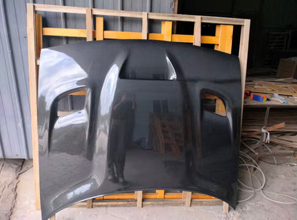 Dodge Challenger – Full Carbon Fiber V2 Vented SRT Style Hood (2015–2023) - photo 2 - Drvyn