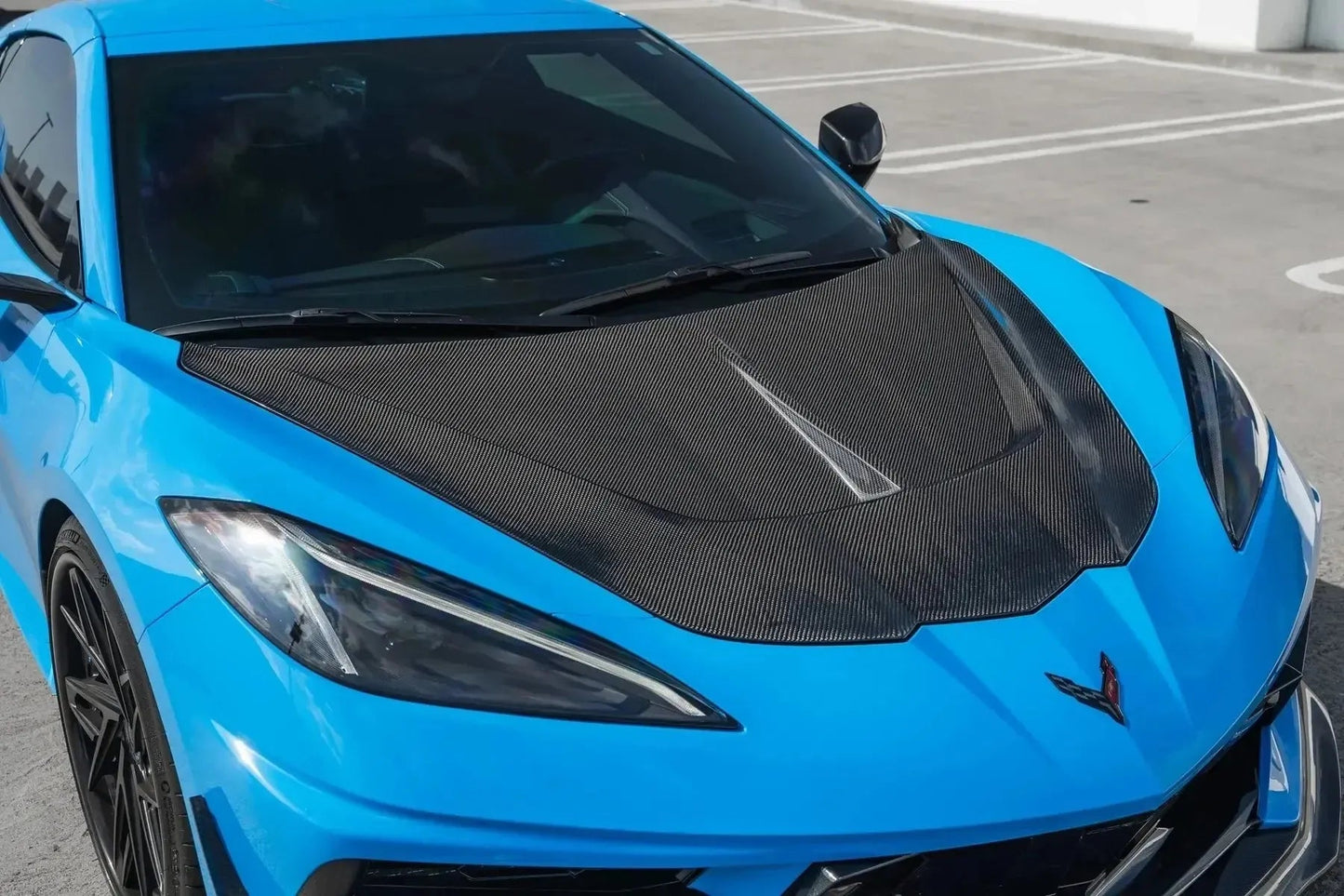 2020–2024 Corvette C8 – Full Carbon Fiber V2 Vented Hood - photo 2 - Drvyn