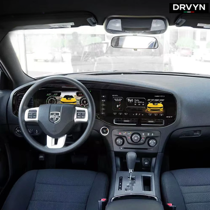 DRVYN RoadNavi 24'' Dual Screen Android Car Radio Digital Cluster for Dodge Charger 2011-2019 Auto Speedometer Dashboard - photo 3 - Drvyn