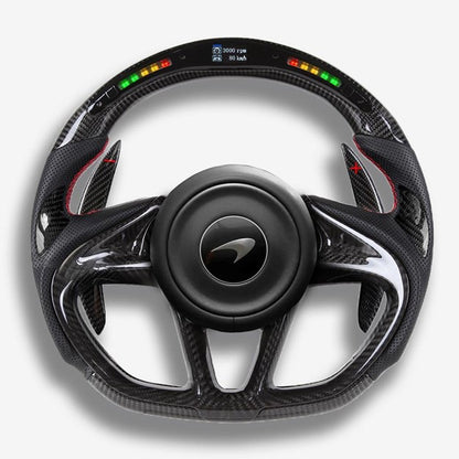 McLaren GT Custom Steering Wheel - Carbon Fiber Performance Upgrade | DRVYN - photo 3 - Drvyn