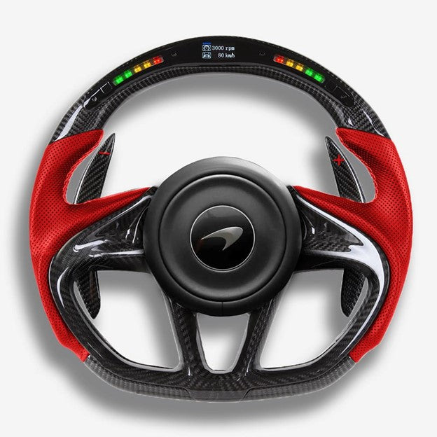 McLaren GT Custom Steering Wheel - Carbon Fiber Performance Upgrade | DRVYN for Nissan Infiniti - Drvyn
