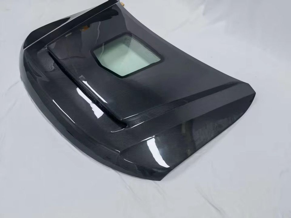 DRVYN Jeep Grand Cherokee Trackhawk Full Carbon Fiber Demon Style Hood w/ Engine Viewing Window