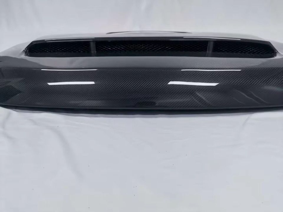 DRVYN Jeep Grand Cherokee Trackhawk Full Carbon Fiber Demon Style Hood w/ Engine Viewing Window